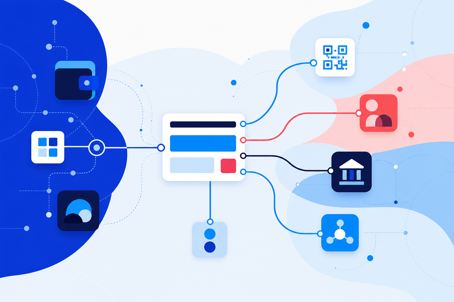 Local wallets and bank methods connected to one checkout
