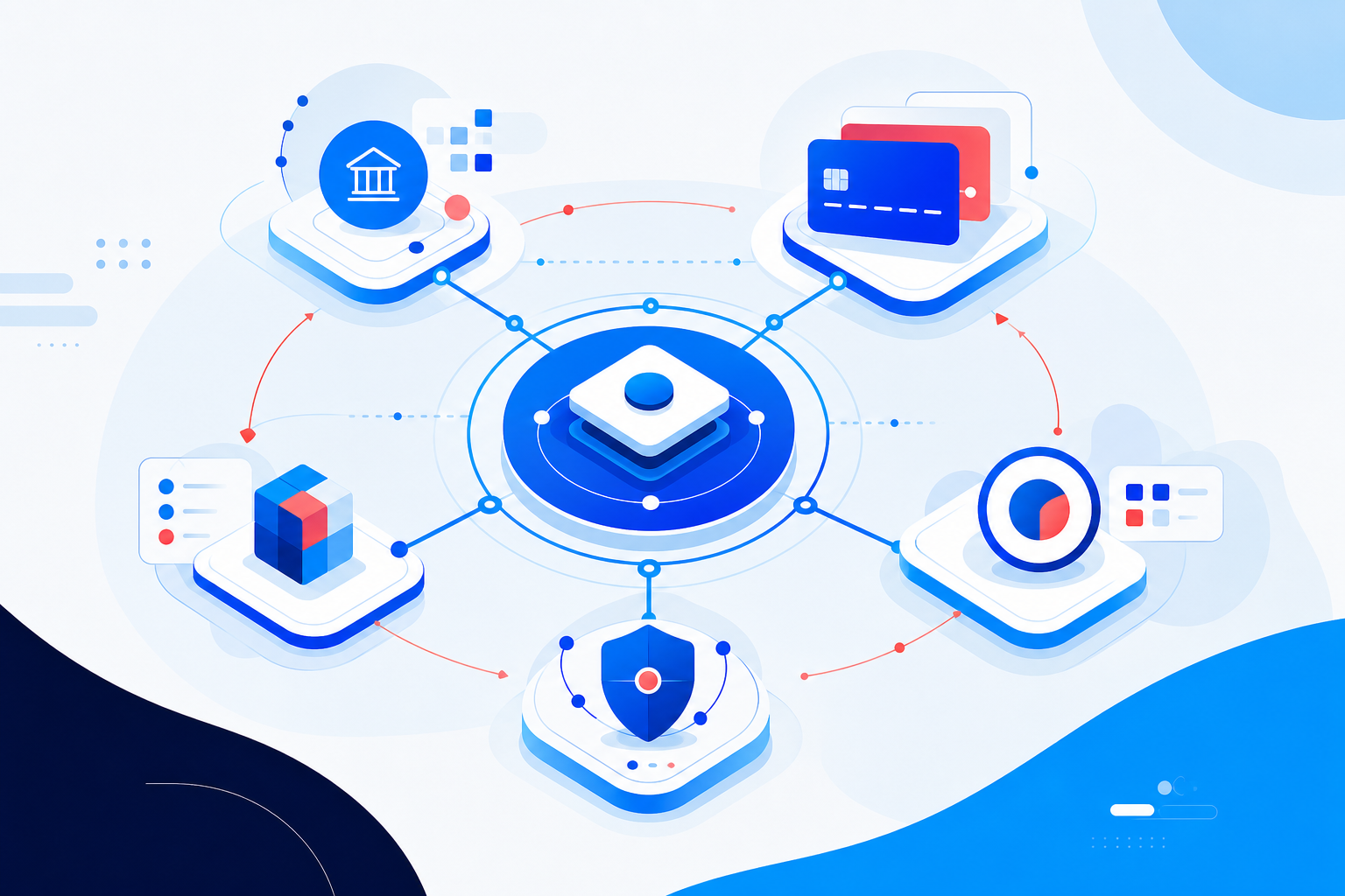 Modular payment capabilities connected to one platform